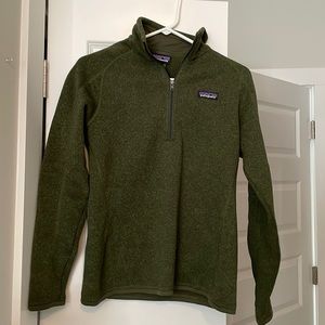 Green Patagonia Better Sweater 1/4 Zip